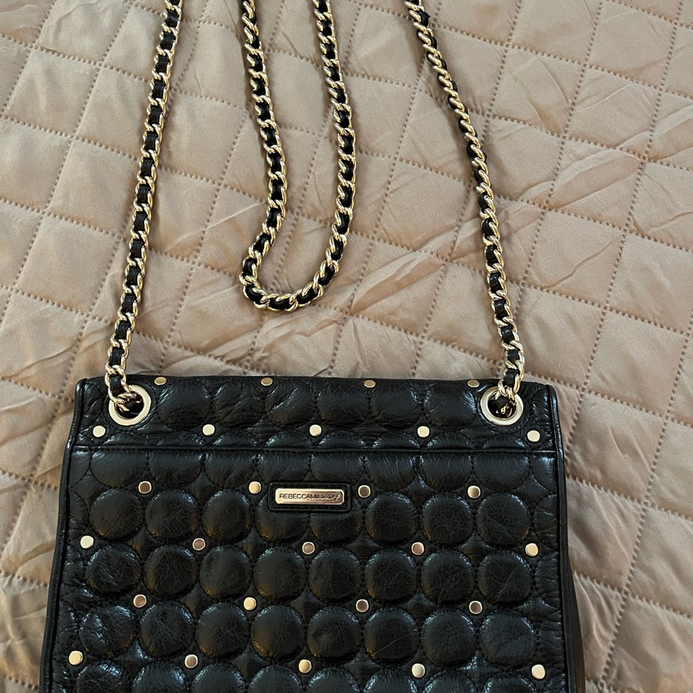 Rebecca Minkoff Black Quilted Shoulder Bag